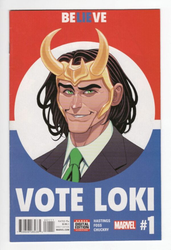 Vote Loki 1—Front Cover