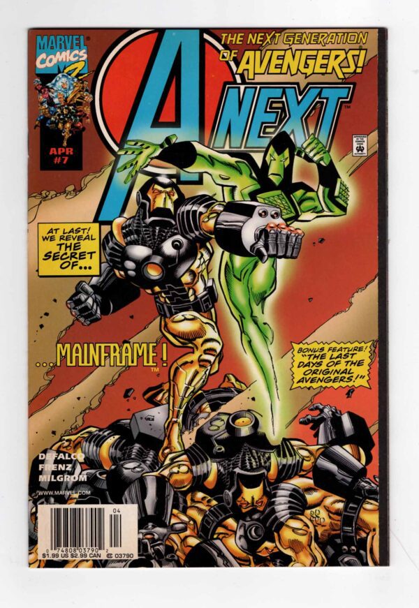 A-Next 7—Front Cover | Avengers A-Next 7 Marvel Comics 1st Hope Pym