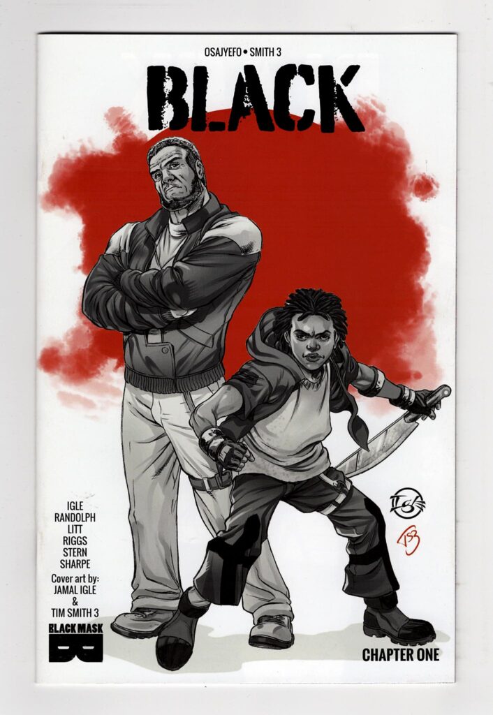 Black 1 (2nd Printing)—Front Cover | Black Mask Studios | Jamal Igle | Kwanza Osajyefo