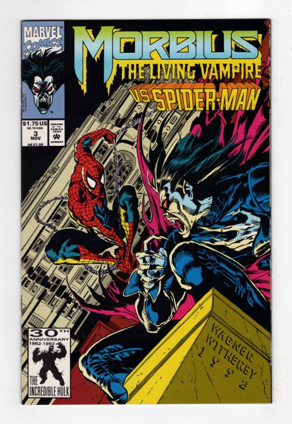 Morbius the Living Vampire [Vol.1] 3—Front Cover