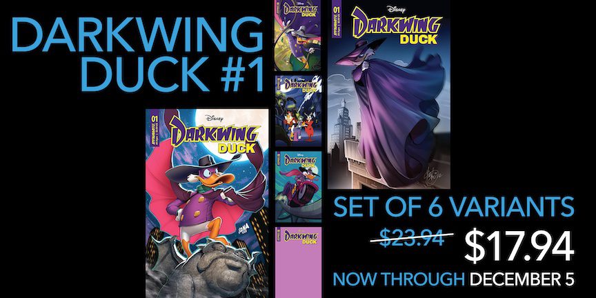 Darkwing Duck 1 Set of 6 Variants | Dynamite Comics | Ash Avenue Comics