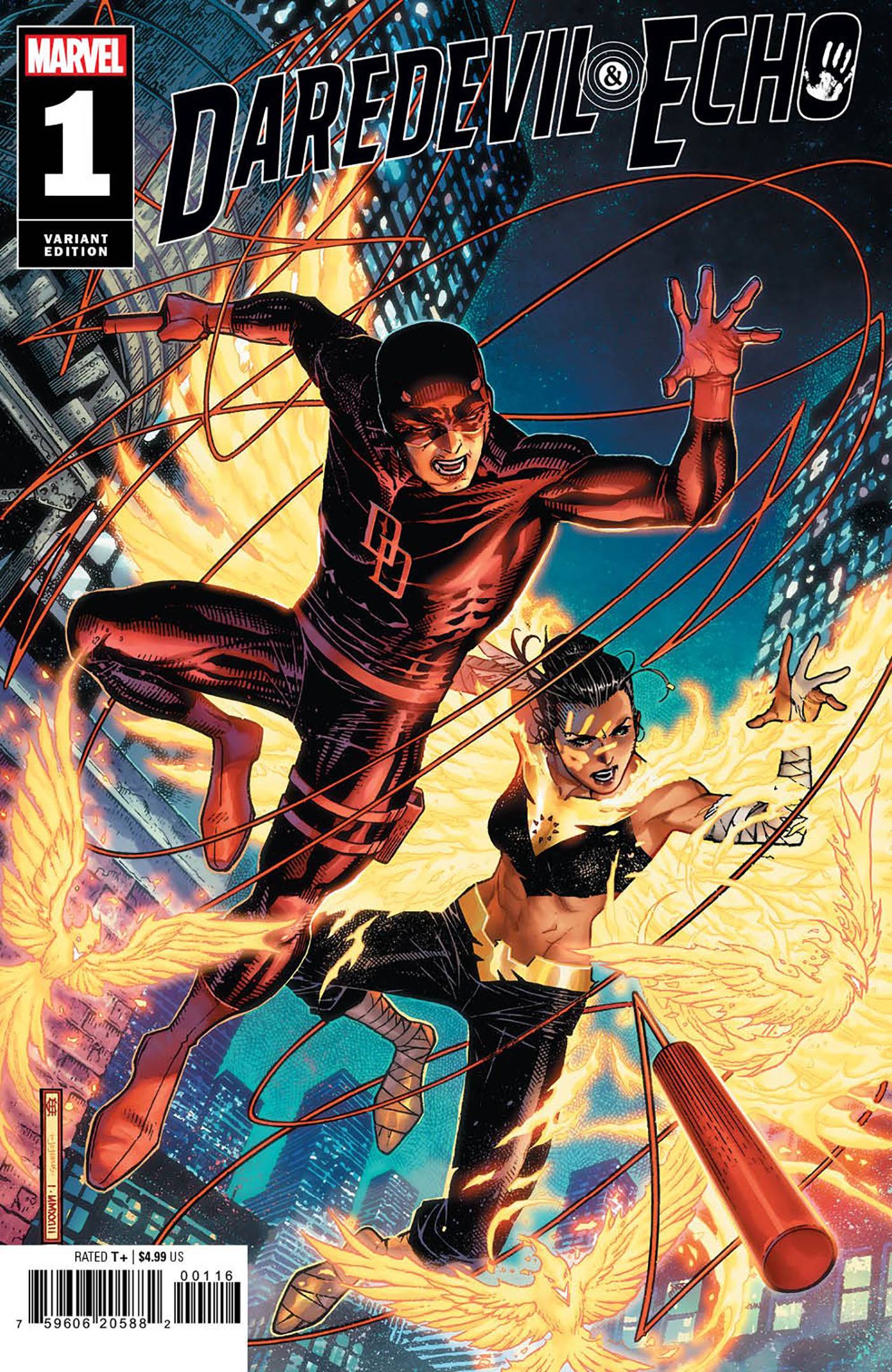 Daredevil & Echo 1 Jim Cheung 1:25 Variant | Marvel Comics | Ash Avenue Comics