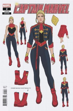 Captain Marvel 2 1:10 Jen Bartels Variant | Marvel Comics | AshAveComics.com