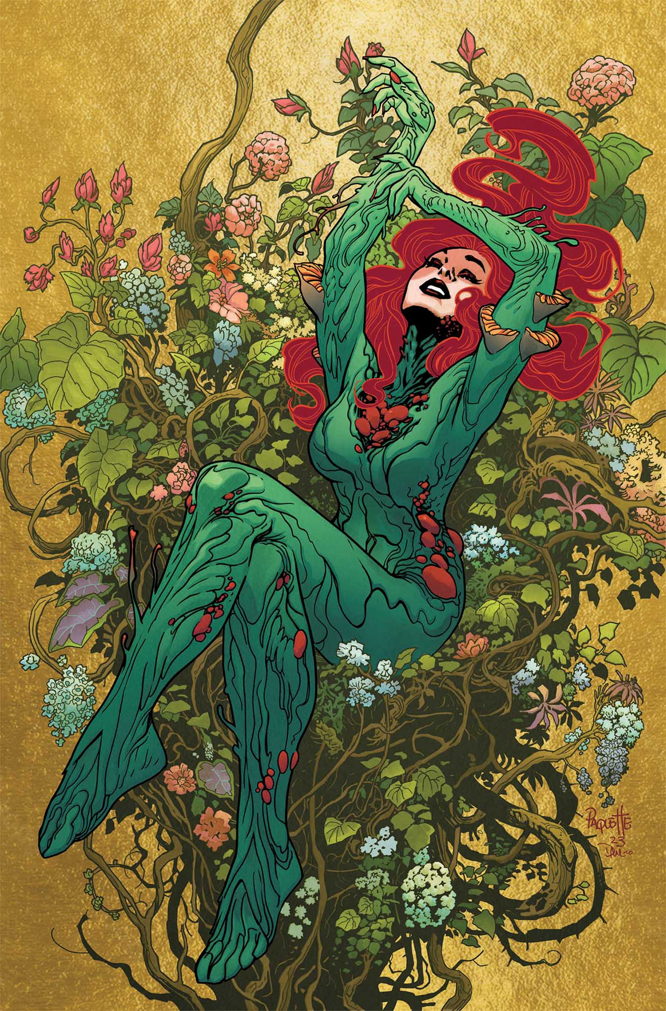 poison ivy comic artwork