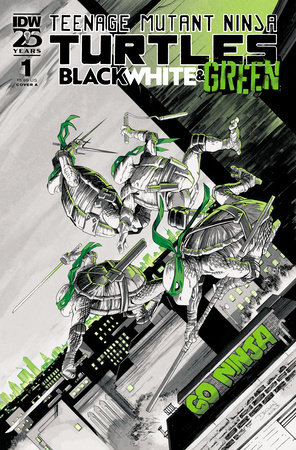 Teenage Mutant Ninja Turtles: Black, White and Green 1 | IDW Publishing | AshAveComics.com