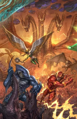 Justice League Vs. Godzilla Vs. Kong 2 #4 (Of 7) Cover C Alan Quah Variant - Ash Avenue Comics