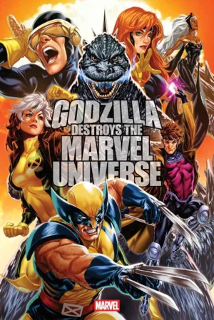 Godzilla Destroys the Marvel Universe #3 Pre Order - Ash Avenue Comics