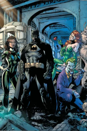 Batman #163 Pre Order Cover A Jim Lee & Scott Williams Batman Connecting Middle Alternate Color - Ash Avenue Comics