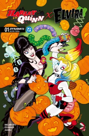 Harley Quinn x Elvira #1 Pre Order Cover A Amanda Conner - Ash Avenue Comics