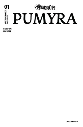 ThunderCats: Pumyra #1 Cover E Blank Authentix Variant - Ash Avenue Comics