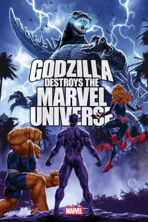 Godzilla Destroys the Marvel Universe #4 Pre Order - Ash Avenue Comics