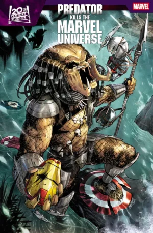 Predator Kills the Marvel Universe #1 Michele Bandini Foil Variant - Ash Avenue Comics