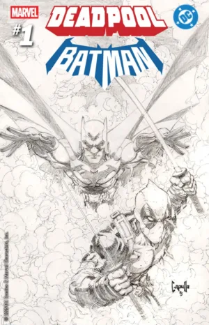 Marvel/DC: Deadpool/Batman #1 1:200 Greg Capullo Sketch Variant - Ash Avenue Comics