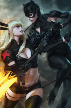 Marvel/DC: Deadpool/Batman #1 1:100 Artgerm Virgin Variant - Ash Avenue Comics