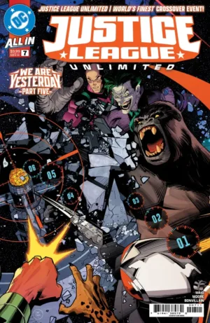 Justice League Unlimited #7 Cover A Dan Mora Connecting (We Are Yesterday) - Ash Avenue Comics