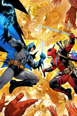 DC/Marvel: Batman/Deadpool #1 Cover A Dan Mora Batman Deadpool Comic Pre Order - Ash Avenue Comics