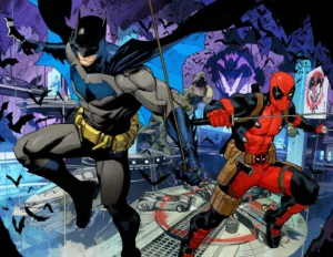 DC/Marvel: Batman/Deadpool #1 Cover B Dan Mora Batman/Deadpool Wraparound Variant - Ash Avenue Comics