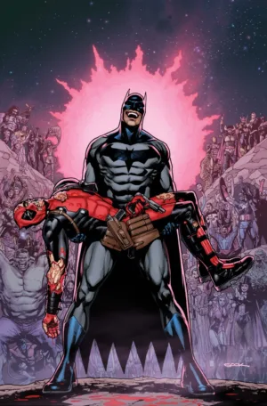 DC/Marvel: Batman/Deadpool #1 Cover R Ryan Sook Crisis on Infinite Earths 7 Homage Variant - Ash Avenue Comics