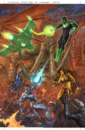 Justice League Vs. Godzilla Vs. Kong 2 #5 (Of 7) Cover B Alan Quah Variant - Ash Avenue Comics