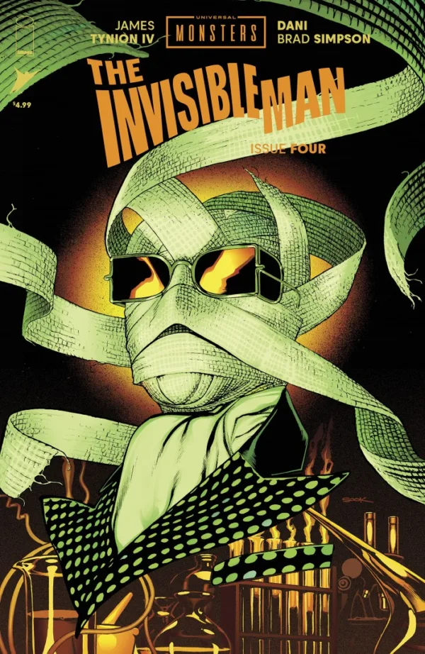 Universal Monsters: The Invisible Man #4 (Of 4) Cover B Ryan Sook Variant - Ash Avenue Comics