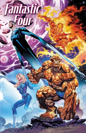 Fantastic Four #1 1:25 Claudio Castellini Wraparound Variant - Ash Avenue Comics
