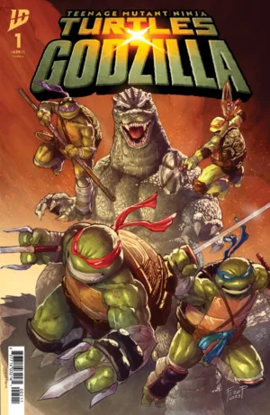 Teenage Mutant Ninja Turtles x Godzilla #1 Pre Order Cover A (Pe) - Ash Avenue Comics