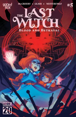 The Last Witch: Blood & Betrayal #5 Pre Order A Main (Dressed, Glass) - Ash Avenue Comics