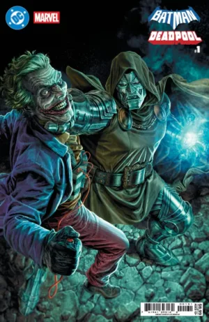 DC/Marvel: Batman/Deadpool #1 Cover C Lee Bermejo Joker/Dr. Doom Variant - Ash Avenue Comics
