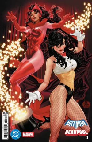 DC/Marvel: Batman/Deadpool #1 Cover D Mark Brooks Zatanna/Scarlet Witch Variant - Ash Avenue Comics