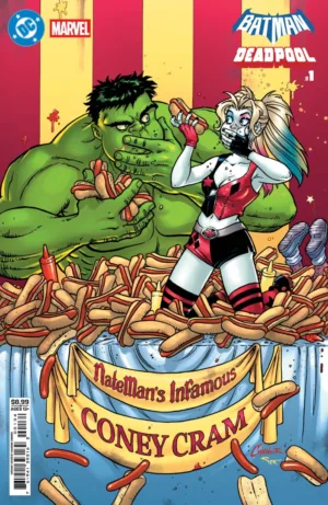 DC/Marvel: Batman/Deadpool #1 Cover F Amanda Conner Harley Quinn/Hulk Variant - Ash Avenue Comics