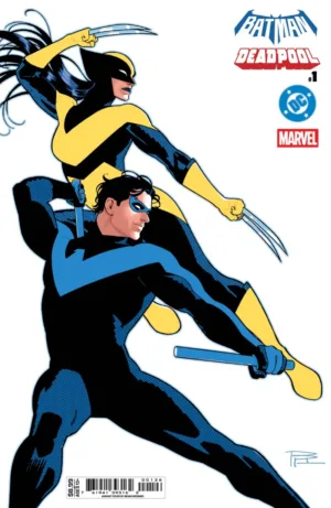 DC/Marvel: Batman/Deadpool #1 Cover O Bruno Redondo Nightwing/X-23 Variant - Ash Avenue Comics