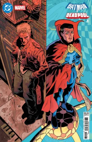 DC/Marvel: Batman/Deadpool #1 Cover P Hayden Sherman Constantine/Dr. Strange Variant - Ash Avenue Comics