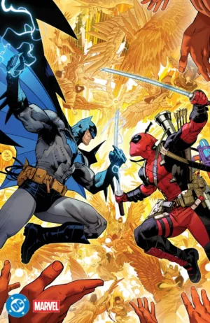 DC/Marvel: Batman/Deadpool #1 Cover T Dan Mora Foil Variant - Ash Avenue Comics
