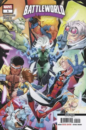 Battleworld #1 Iban Coello 2nd Printing Variant - Ash Avenue Comics