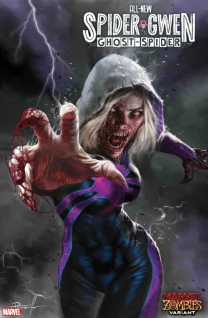 All-New Spider-Gwen: The Ghost-Spider #3 Lucio Parrillo Marvel Zombies Variant - Ash Avenue Comics
