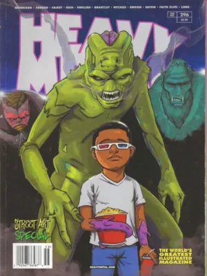 Heavy Metal Magazine #296 Cover D Hebru Brantley Variant - Ash Avenue Comics