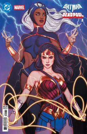 DC/Marvel: Batman/Deadpool #1 Cover H Jenny Frison Wonder Woman/Storm Variant - Ash Avenue Comics