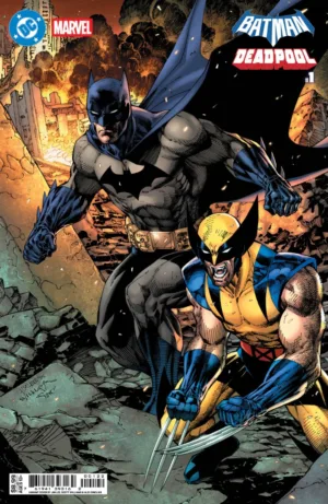 DC/Marvel: Batman/Deadpool #1 Cover K Jim Lee Batman/Wolverine Variant - Ash Avenue Comics