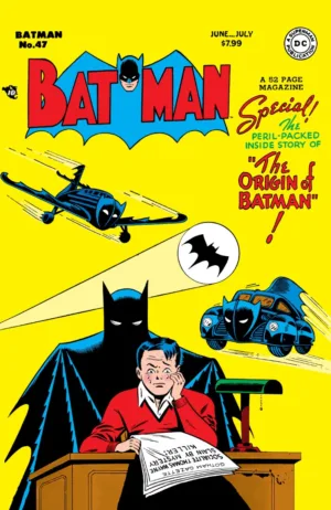 Batman #47 Facsimile Edition Cover B Bob Kane Foil Variant - Ash Avenue Comics