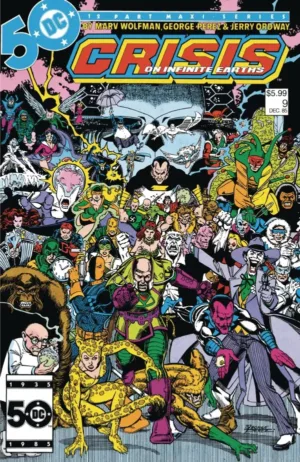 Crisis on Infinite Earths #9 Facsimile Edition Cover B George Perez Foil Variant - Ash Avenue Comics