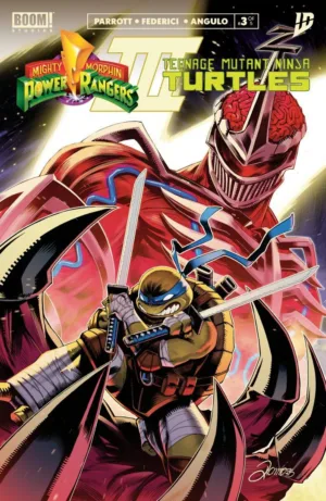 Mighty Morphin Power Rangers/Teenage Mutant Ninja Turtles III #3 Pre Order A Main (Dressed, Zonno) - Ash Avenue Comics