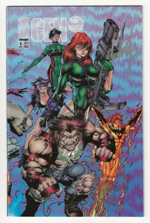 Gen13 #5 Whilce Portacio Wildstorm Universe Interlocking Variant (Vol. 1, July 1994) | Signed by Whilce Portacio - Ash Avenue Comics