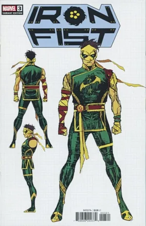 Iron Fist #3 (Of 5) Cheung Design Variant - Ash Avenue Comics