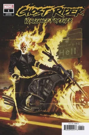Ghost Rider: Vengeance Forever #1 Pepe Larraz Variant - Ash Avenue Comics