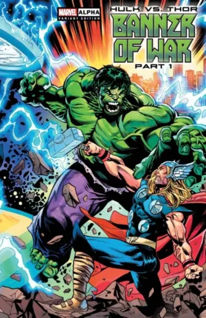 Hulk Vs. Thor: Banner of War—Alpha #1 Shaw Wraparound Connecting Variant - Ash Avenue Comics