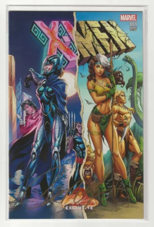 Astonishing X-Men #1 J. Scott Campbell Webstore Exclusive Signed Variant (Vol. 4, July 2017) - Ash Avenue Comics