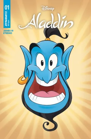 Aladdin #1 Cover D Agnese Eterno Cartoon Head Variant - Ash Avenue Comics
