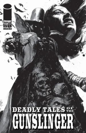 Deadly Tales of the Gunslinger Spawn #19 Cover B Patric Reynolds B&W Variant - Ash Avenue Comics