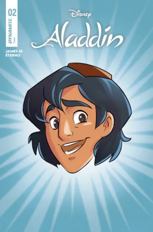 Aladdin #2 Cover D Cartoon Head Variant - Ash Avenue Comics