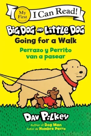 Big Dog and Little Dog (TPB) Going For A Walk Perrazo Y Perrito Van A Pasear (Bilingual Language Edition) - Ash Avenue Comics